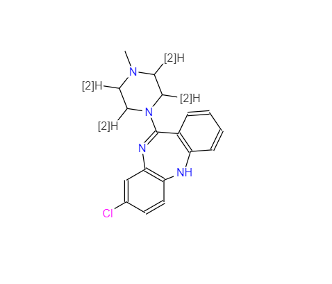 氯氮平-[d4],Clozapine-d4 (4-methylpiperazinyl-2?2?6?6-d4)