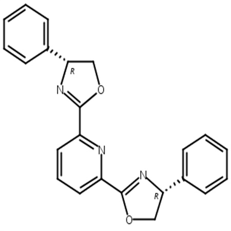 (R,R)-2,6-双(4-苯基-2-恶唑啉-2-基)吡啶,(+)-2,6-Bis[(4R)-4-phenyl-2-oxazolin-2-yl]pyridine