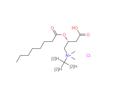 辛酰基-L-肉碱-[d3],Octanoyl-L-carnitine-d3 HCl (N-methyl-d3)