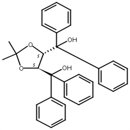 (+)-4,5-双[羟基(二苯基)甲基]-2,2-二甲基-1,3-二氧戊环,(+)-Taddol