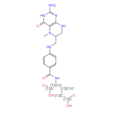 5-甲基四氫葉酸-[13C5],5-Methyltetrahydrofolic Acid-[13C5]