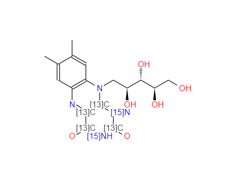 核黄素-[13C4.15N2],Riboflavin-[13C4.15N2] (Vitamin B2-[13C4.15N2])