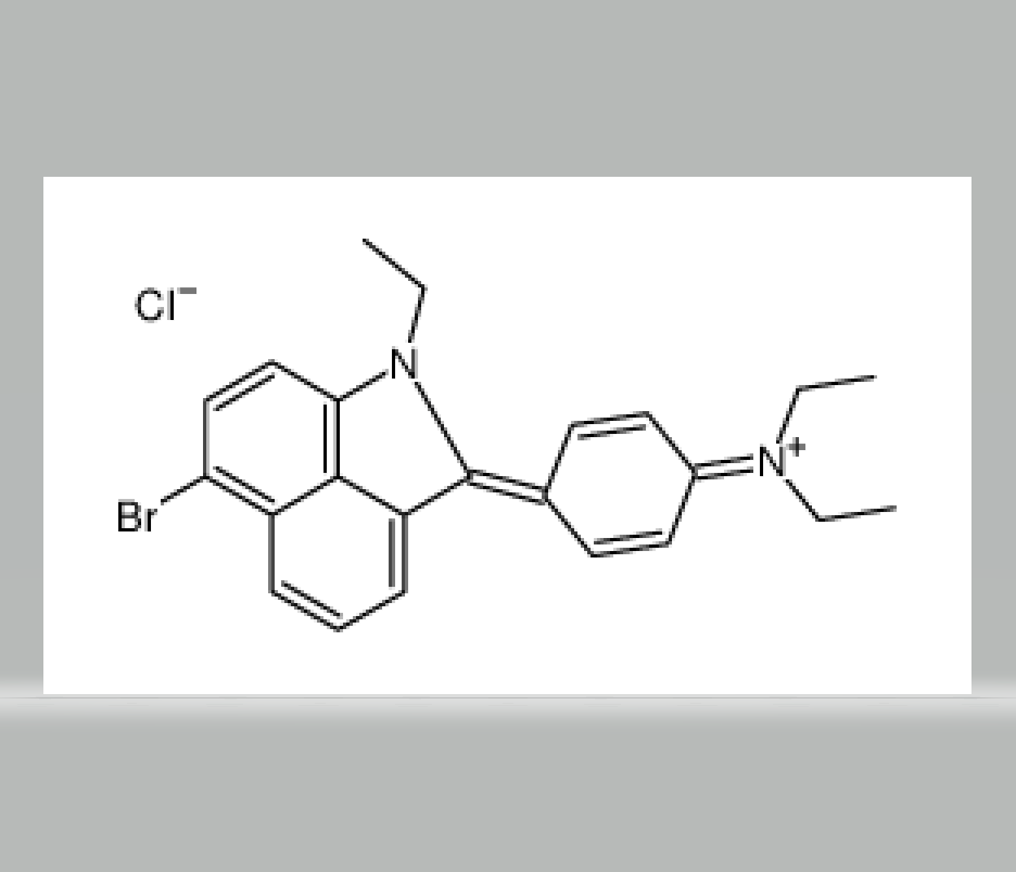 6-溴-2-[4-(二乙氨基)苯基]-1-乙基苯并[C,D]氯化吲哚翁盐,6-bromo-2-[4-(diethylamino)phenyl]-1-ethylbenz[cd]indolium chloride