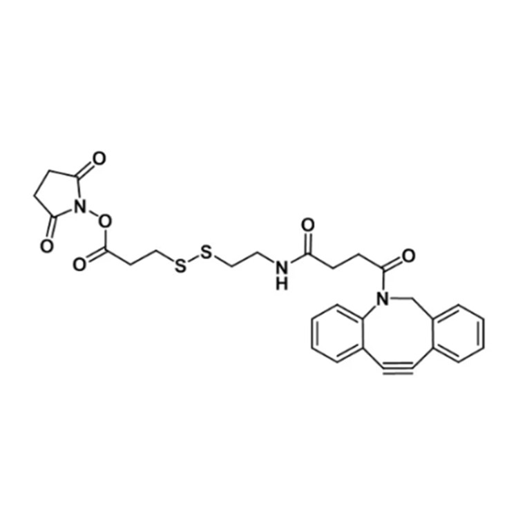 二苯并環(huán)辛基雙硫鍵 N -羥基琥珀酰亞胺酯,DBCO-S-S-SE,?DBCO-S-S-NHS,DBCO-S-S-succinimidyl ester