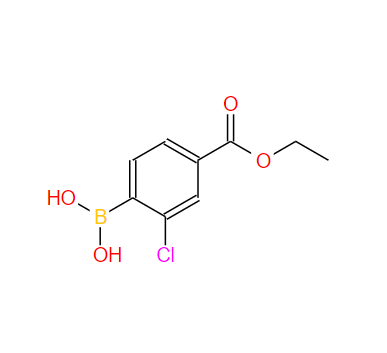 4-硼-3-氯苯甲酸乙酯,2-CHLORO-4-(ETHOXYCARBONYL)BENZENEBORONIC ACID 98