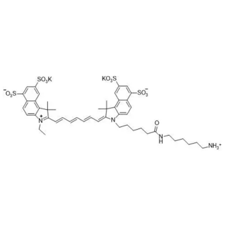 磺酸基-花青素Cy7.5 氨基,Sulfo-Cyanine7.5 amine,Sulfo-Cy7.5 NH2