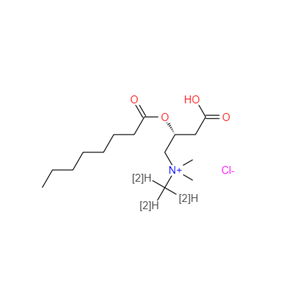 辛酰基-L-肉碱-[d3],Octanoyl-L-carnitine-d3 HCl (N-methyl-d3)