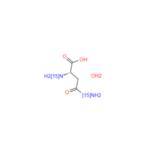 L-天冬酰胺-[15N2]水合物,L-Asparagine-[15N2] H2O