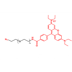 罗丹明B聚乙二醇叠氮,N3-PEG-RB