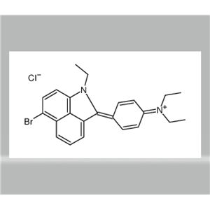 6-溴-2-[4-(二乙氨基)苯基]-1-乙基苯并[C,D]氯化吲哚翁盐