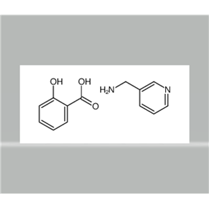 salicylic acid, compound with pyridine-3-