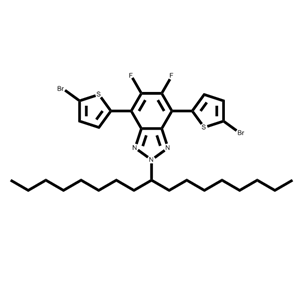 4,7-双(5-溴-2-噻吩基)-5,6-二氟-2-(1-辛基壬基)-2H-苯并三唑