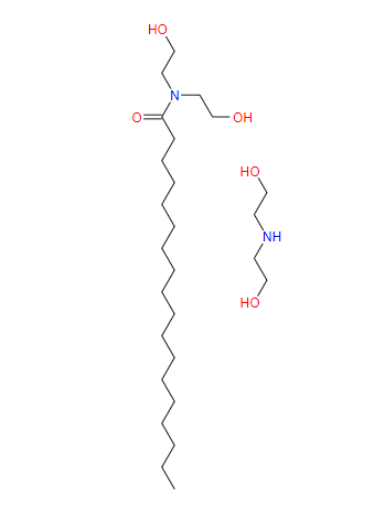 N,N-bis(2-hydroxyethyl)stearamide, compound with 2,2'-iminodiethanol (1:1),N,N-bis(2-hydroxyethyl)stearamide, compound with 2,2'-iminodiethanol (1:1)