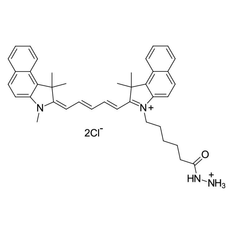 花青素CY5.5酰肼,Cyanine5.5 hydrazide,Cy5.5 hydrazide