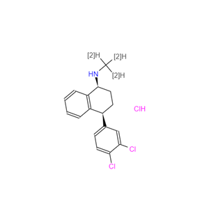 (±)-舍曲林-[d3]盐酸盐,(±)-cis-Sertraline-d3 HCl (N-methyl-d3)