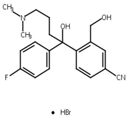 4-(4-二甲基-1-对氟苯基-1-羟基丁基-3-羟甲基)苯腈氢溴酸盐；草酸西酞普兰,4-[4-(Dimethylamino)-1-(4-fluorophenyl)-1-hydroxybutyl]-3-(hydroxymethyl)benzonitrile hydrobromide