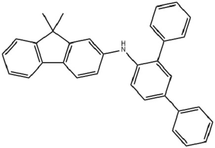 N-([1,1':3',1''-terphenyl]-4'- yl)-9,9-dimethyl-9H-fluoren-2-amine,N-([1,1':3',1''-terphenyl]-4'- yl)-9,9-dimethyl-9H-fluoren-2-amine