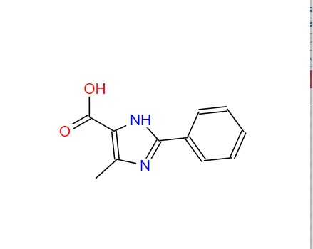 5-甲基-2-苯-1H-咪唑-4-羧酸,5-methyl-2-phenyl-1H-imidazole-4-carboxylic acid