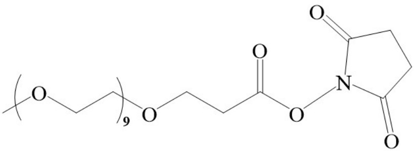 2,5-二氧代吡咯烷-1-基 2,5,8,11,14,17,20,23,26,29-十氧杂三十二烷-32-酸酯,m-PEG10-NHS ester