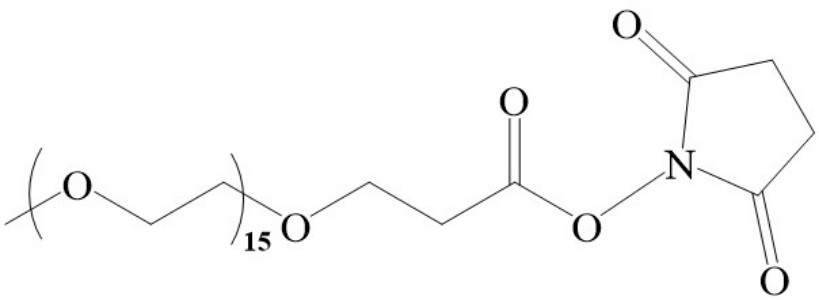 2,5-dioxopyrrolidin-1-yl 2,5,8,11,14,17,20,23,26,29,32,35,38,41,44,47-hexadecaoxapentacontan-50-oate