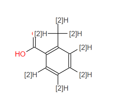 鄰甲基苯甲酸-環(huán)-D4-甲基-D3,O-TOLUIC-D7 ACID