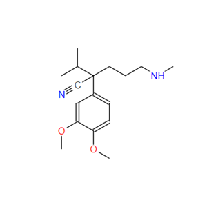 N -甲基- 4 -(3,4 -二甲氧基苯基)- 4 -氰基- 5 - 己基甲胺