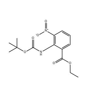 2-((叔丁氧基羰基)氨基)-3-硝基苯甲酸乙酯