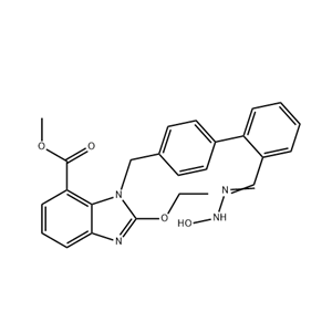1-[(2'-(羟基脒基)[1,1-联苯基]-4-基)甲基]-2-乙氧基-1H-苯并咪唑-7