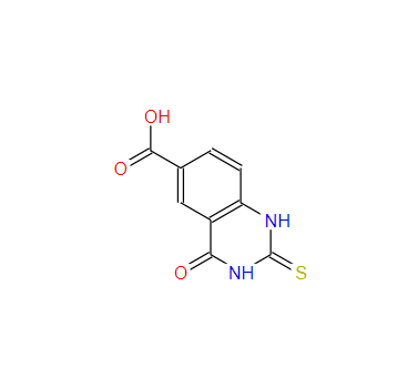 1,2,3,4-tetrahydro-4-oxo-2-thioxoquinazoline-6-carboxylic acid,1,2,3,4-tetrahydro-4-oxo-2-thioxoquinazoline-6-carboxylic acid