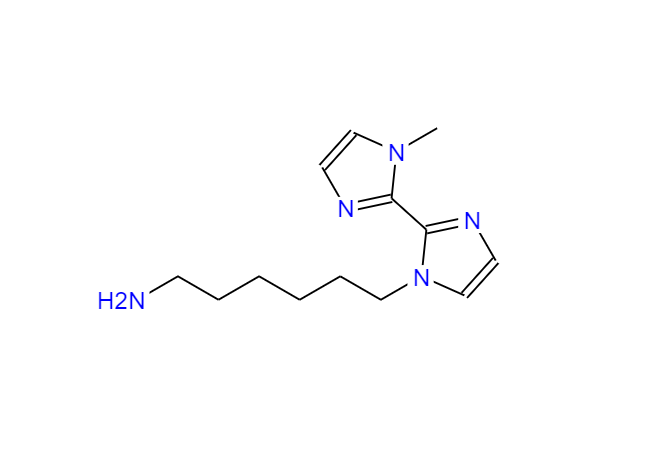 6-(1'-甲基-1H,1'H-[2,2'-联咪唑]-1-基)己-1-胺