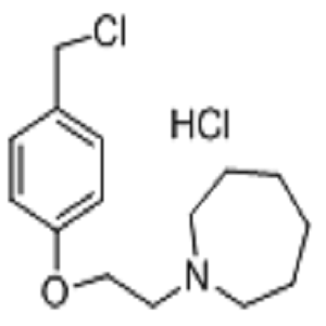 1-(2-(4-(氯甲基)苯氧基)乙基)氮杂环庚烷盐酸盐,1-(2-(4-(Chloromethyl)phenoxy)ethyl)azepane hydrochloride