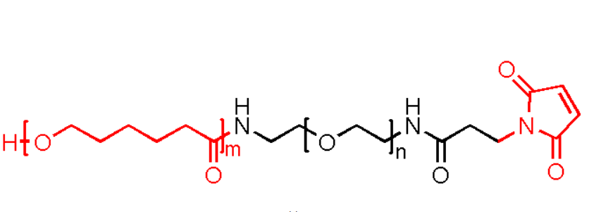 聚己內(nèi)酯-聚乙二醇-馬來酰亞胺,PCL2000-PEG2000-Mal