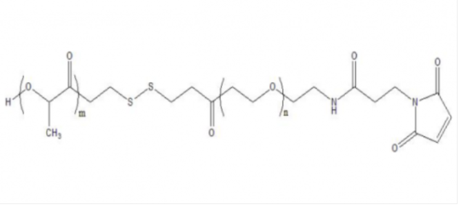 聚乳酸-SS-聚乙二醇-马来酰亚胺,PLA2000-SS-PEG2000-MAL