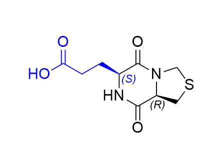 匹多莫德杂质08,3-((6S,8aR)-5,8-dioxohexahydro-3H-thiazolo[3,4-a]pyrazin-6-yl)propanoic acid
