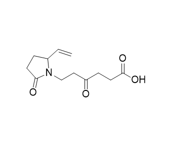 氨己烯酸杂质01,4-oxo-6-(2-oxo-5-vinylpyrrolidin-1-yl)hexanoic acid