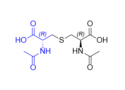 乙酰半胱氨酸杂质08,(2R,2'R)-3,3'-thiobis(2-acetamidopropanoic acid)