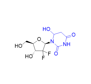 吉西他滨杂质01,1-((2R,4R,5R)-3,3-difluoro-4-hydroxy-5-(hydroxymethyl)tetrahydrofuran-2-yl)-6-hydroxydihydropyrimidine-2,4(1H,3H)-dione