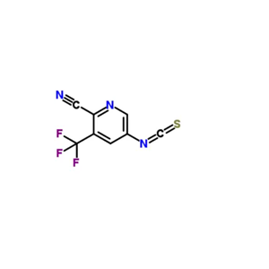 5-異硫氰?；?3-(三氟甲基)吡啶-2-氰基