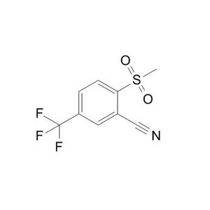 2-(Methylsulfonyl)-5-(trifluoromethyl)benzonitrile,2-(Methylsulfonyl)-5-(trifluoromethyl)benzonitrile