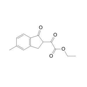 ethyl 2-(5-methyl-1-oxo-2,3-dihydro-1H-inden-2-yl)-2-oxoacetate,ethyl 2-(5-methyl-1-oxo-2,3-dihydro-1H-inden-2-yl)-2-oxoacetate