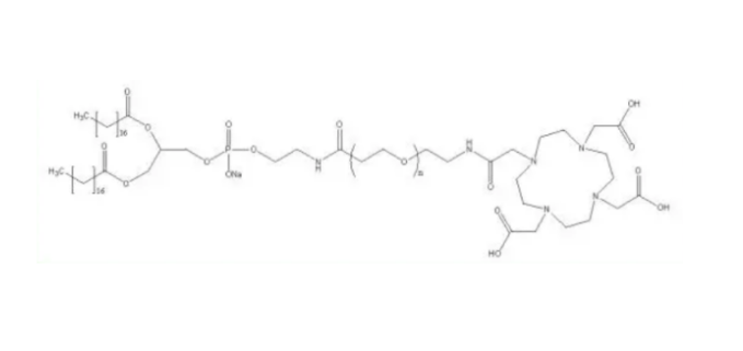 磷脂- 聚乙二醇-四氮杂环配体,DSPE-PEG-DOTA