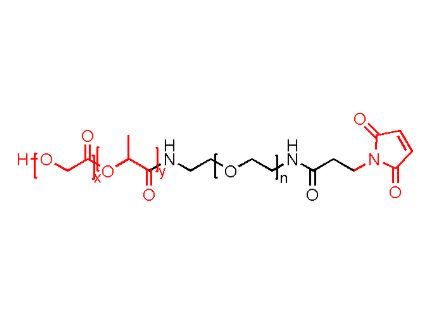 聚乳酸羟基乙酸PEG马来酰亚胺,PLGA-PEG-MAL