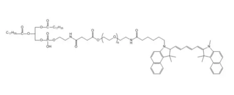 磷脂化聚乙二醇Cy5.5,DSPE-PEG2000-CY5.5
