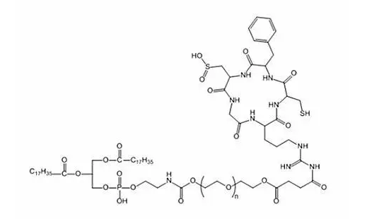 磷脂-聚乙二醇-靶向穿膜肽cRGD,DSPE-peg-crgd