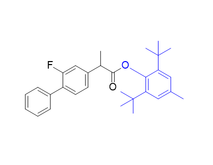 氟比洛芬杂质01,2,6-di-tert-butyl-4-methylphenyl2-(2-fluoro-[1,1'-biphenyl]-4-yl) propanoate