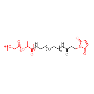 PLGA-PEG-MAL PLGA-PEG-Maleimide 聚乳酸羥基乙酸PEG馬來酰亞胺