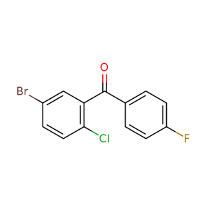 (5-溴-2-氯苯基)(4-氟苯基)甲酮,(5-bromo-2-chlorophenyl)(4-fluorophenyl)methanone