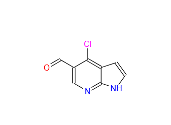 4-氯-7-氮杂吲哚-5-甲醛,4-chloro-1H-pyrrolo[2,3-b]pyridine-5-carbaldehyde