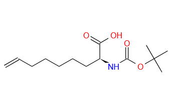 (2S)-2-[(2-METHYLPROPAN-2-YL)OXYCARBONYLAMINO]NON-8-ENOIC ACID,(S)-2-(tert-butoxycarbonylamino)non-8-enoic acid