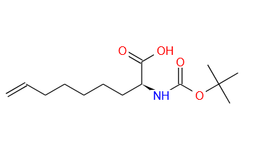 (2S)-2-[(2-METHYLPROPAN-2-YL)OXYCARBONYLAMINO]NON-8-ENOIC ACID,8-Nonenoic acid, 2-''(1,1-dimethylethoxy)carbonylamino-, (2S)-